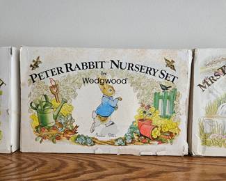 Wedgewood peter rabbit nursery set