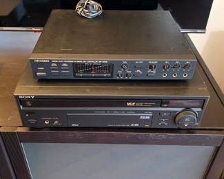 Sony MDP-455 CD CDV LD LaserDisc AV Laser Player