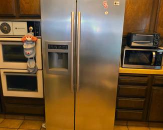 LG Stainless side-by-side refrigerator
