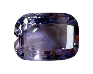 2pt3 Ct Cushion Purple Sapphire Gemstone