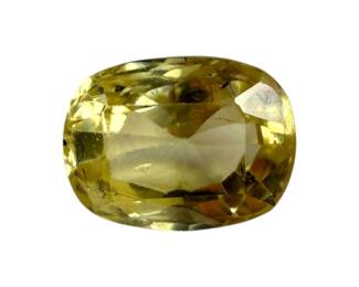 1pt8 Cushion Yellow Sapphire Gemstone