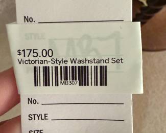 Victorian-Style Washstand Set