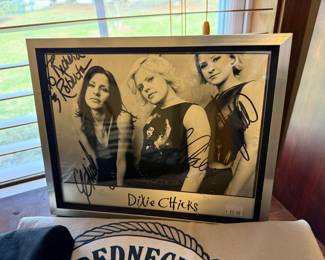 Signed Dixie Chicks Framed Picture