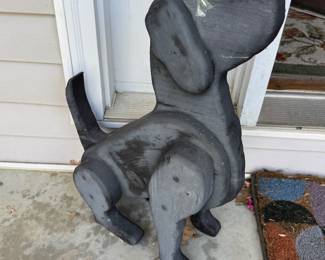 Outdoor Dog Figurine 