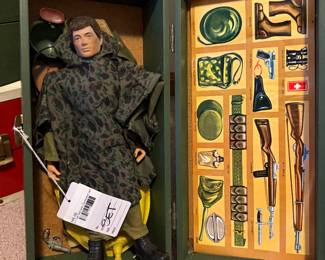 G.I Joe Doll and Footlocker Set