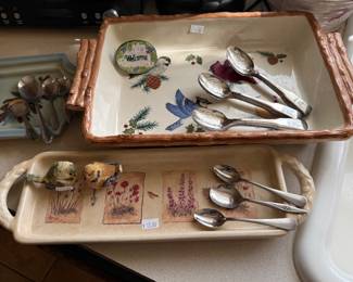 Decorative Trays, Spoons