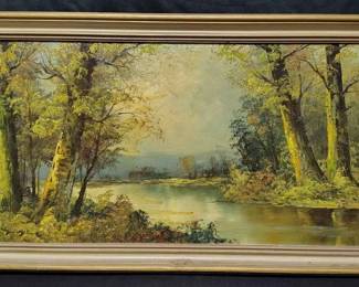 CT312RSigned  Framed Art