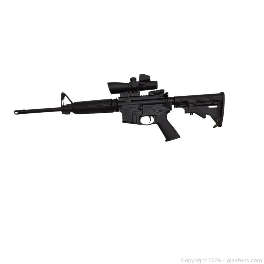 Ruger AR 556 Rifle Black Anodized Black Oxide