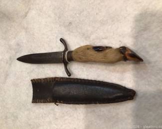 Judson Cutlery Deer Foot Hunting Knife