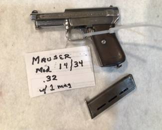 WWI Mauser Mod 14 34 pt32 Cal