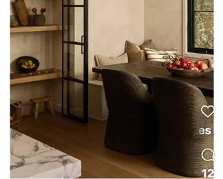 In this photo for sale is the table and 2 chairs