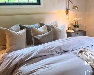 Queen bed RH with pillows RH are what’s for sale in this picture