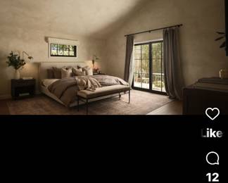 Queen bed, avocado mattress new, bedside tables are for sale only