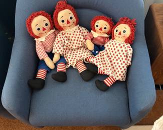 Vintage Raggedy Ann and Andy