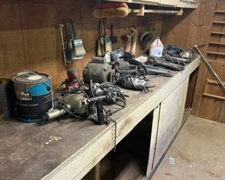 Drills and nail guns.