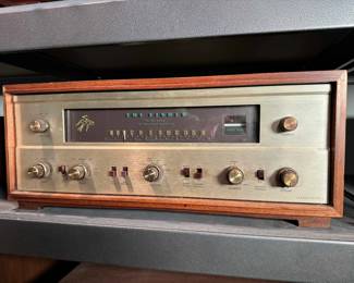 Fisher 500-B receiver w/Hayseed caps and original tubes