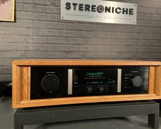 Harman Kardon Citation XXP preamp with original wood case