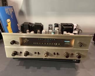 Fisher 500-B receiver w/Hayseed caps and original tubes