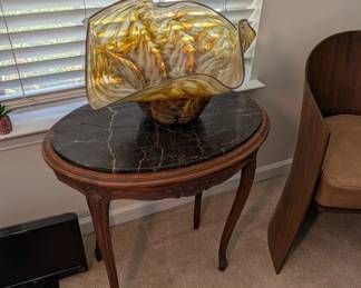 Marble Top Side Table