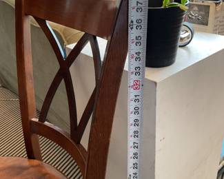 Traditional/contemporary x-back dining chair $35 + tax