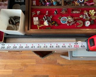 Laminate console table $45 + tax