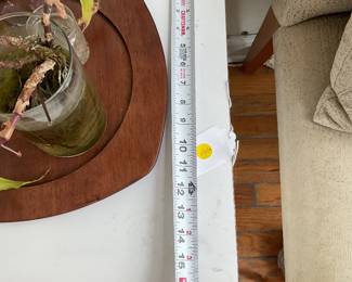 White side table with shelf and drawer storage $150 + tax