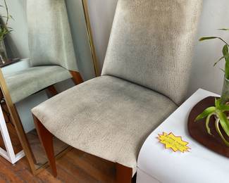 Dakota Jackson tall back leather chairs (set of 2) $40 + tax