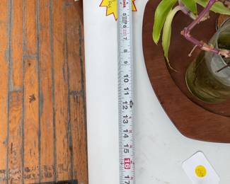 White side table with shelf and drawer storage $150 + tax