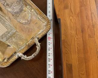 Traditional style wooden square coffee/side table $50 + tax