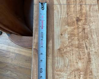 MCM laminate dining set with removable leave and leather executive chairs $2000 + tax