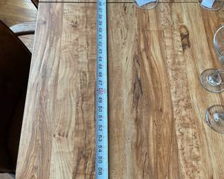 MCM laminate dining set with removable leave and leather executive chairs $2000 + tax