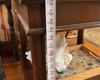 Traditional style wooden square coffee/side table $50 + tax