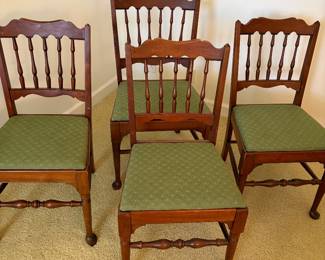 Second floor, vintage chairs.