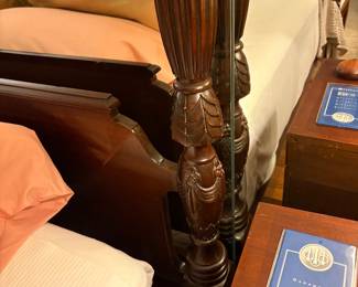 Details of Madison Square king bed. They don’t make them like this today.