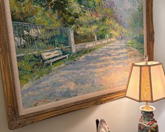 Painting in primary suite.