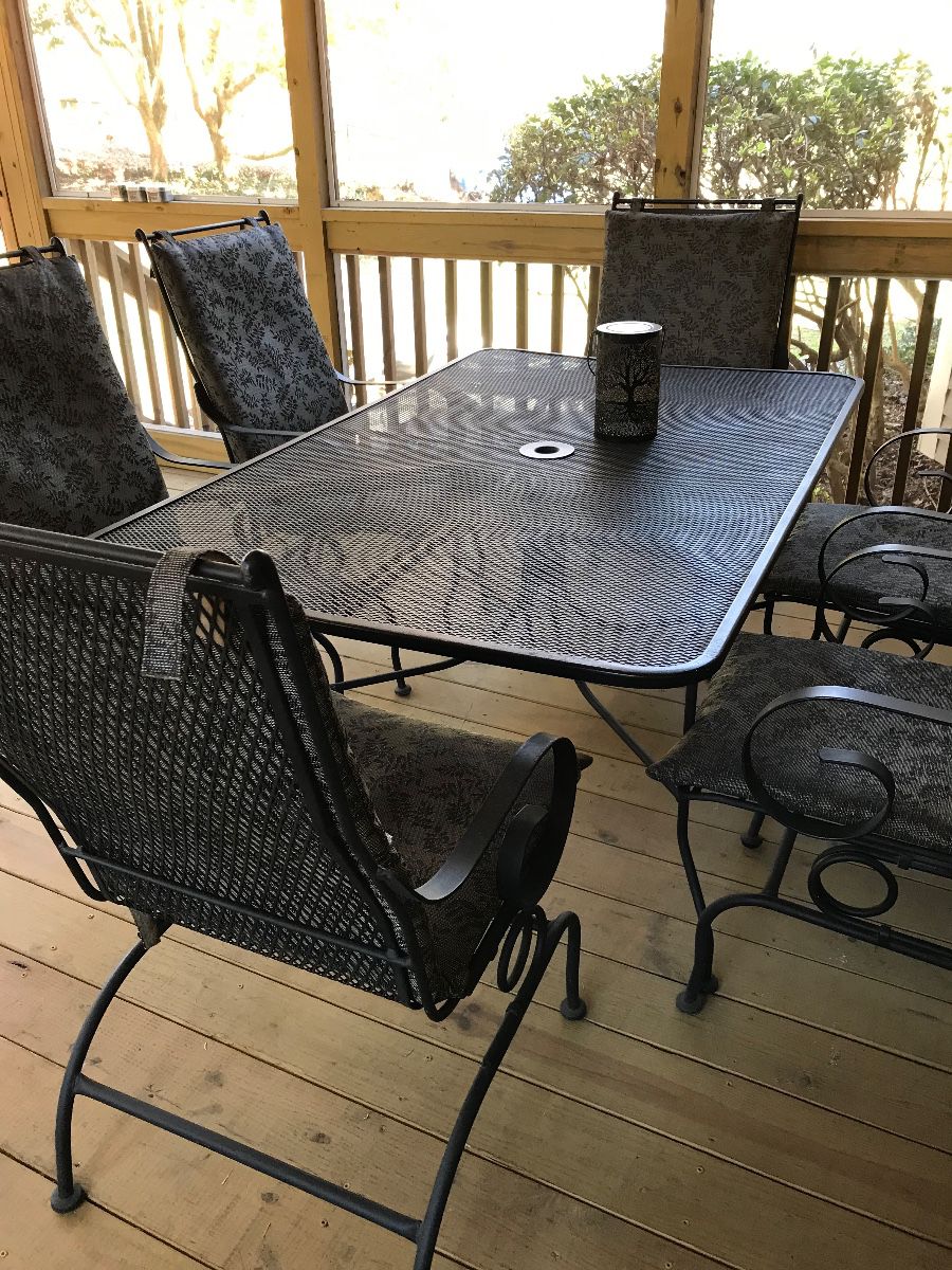 Porch/Outdoor dining set.