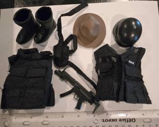 Police/Combat toy accessories bundle
