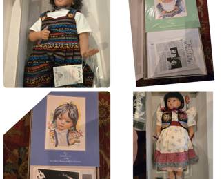 Great American Doll Company GADCO dolls complete in box AND original shipping box Suzi, Ricardo & Puyi x2 available