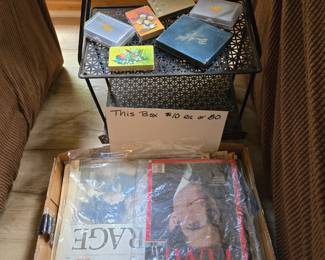 Vintage playing cards, newspapers & magazines 