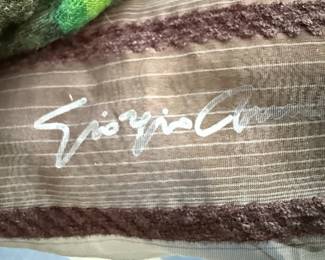 Designer Scarves Lot (Alexander McQueen, Giorgio Armani, Gar dino D'Oriente)