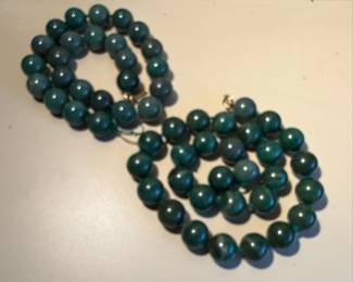 Green Aventurine Bead Necklace