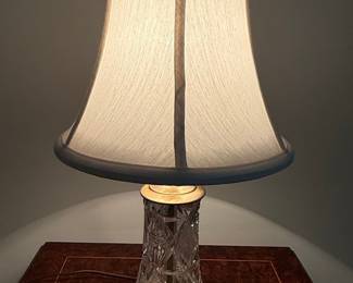 Waterford Cut Crystal Table Lamp