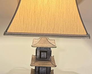 Pagoda Style Table Lamp