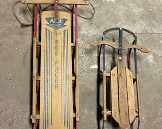Ace Hardware "Ace Racer" Toboggan Sled