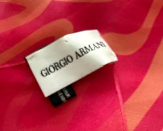 Designer Scarves Lot (Alexander McQueen, Giorgio Armani, Gar dino D'Oriente)