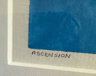H. Hargrove Hot Air Balloon Art Print "Ascension" Signed 2002