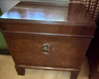 Mahogany Cellarette Style Nightstand