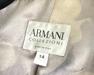 Armani Collezioni Women's Leather Jacket