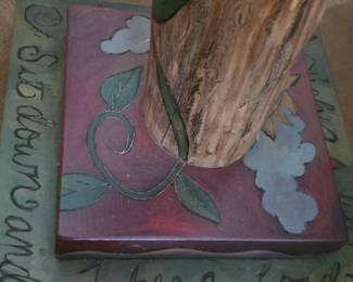 Folk Art Tree Coat Rack second image