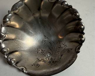Sterling Silver Ladle with Rose and Star Engraving